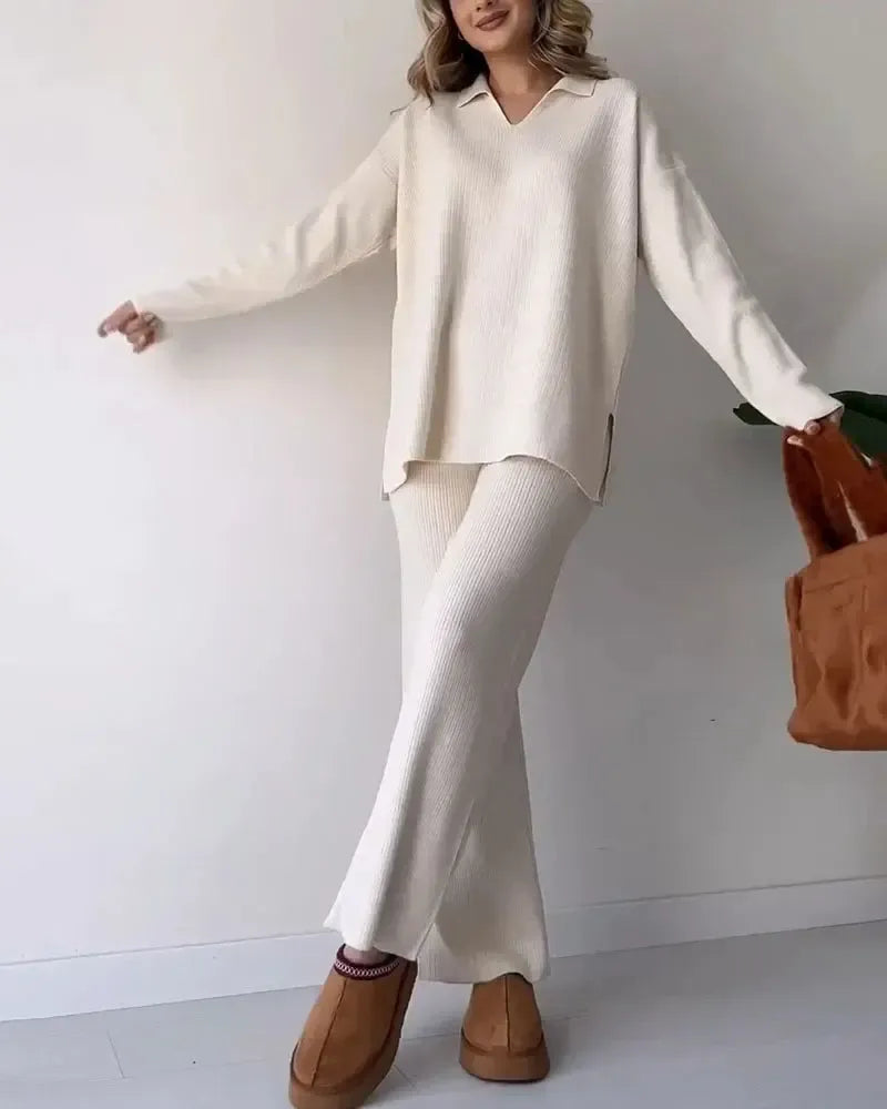 Yolanthe - Tweedelige Stijlvolle Set Broek met Top