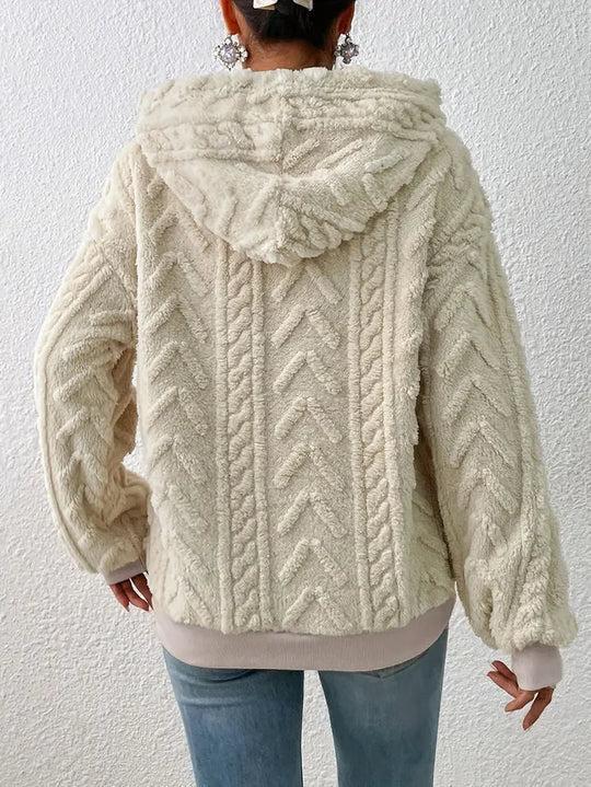 Ilya - Gebreide hoodie sweater