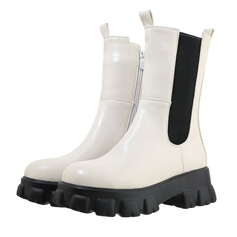 Chelsea - Boots Schoenen met Pluche voor Dames