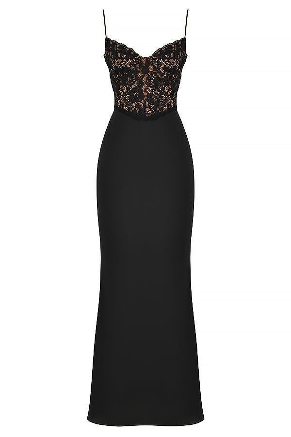 Mara - Chique Korset Maxi Jurk Dames