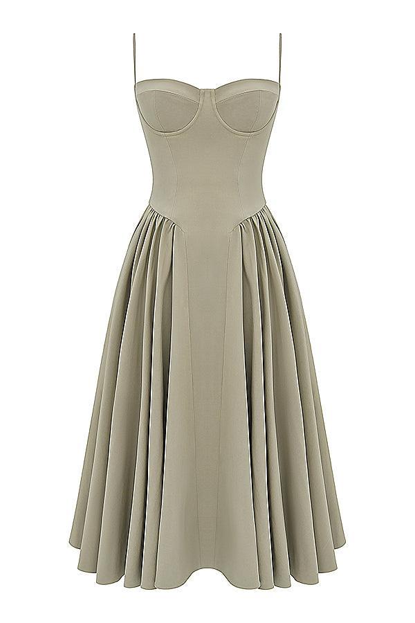 Robe Soraya - Robe midi corset élégante