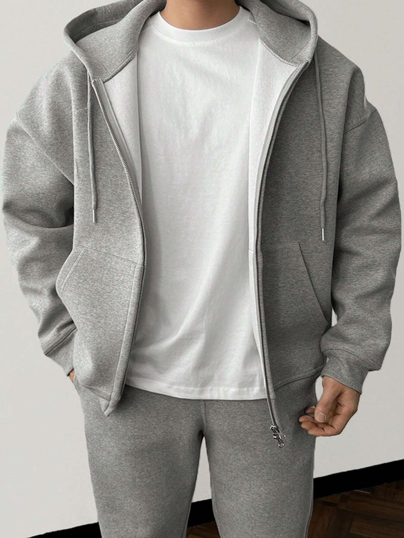 Sawyer - Set van effen hoodie en broek voor heren
