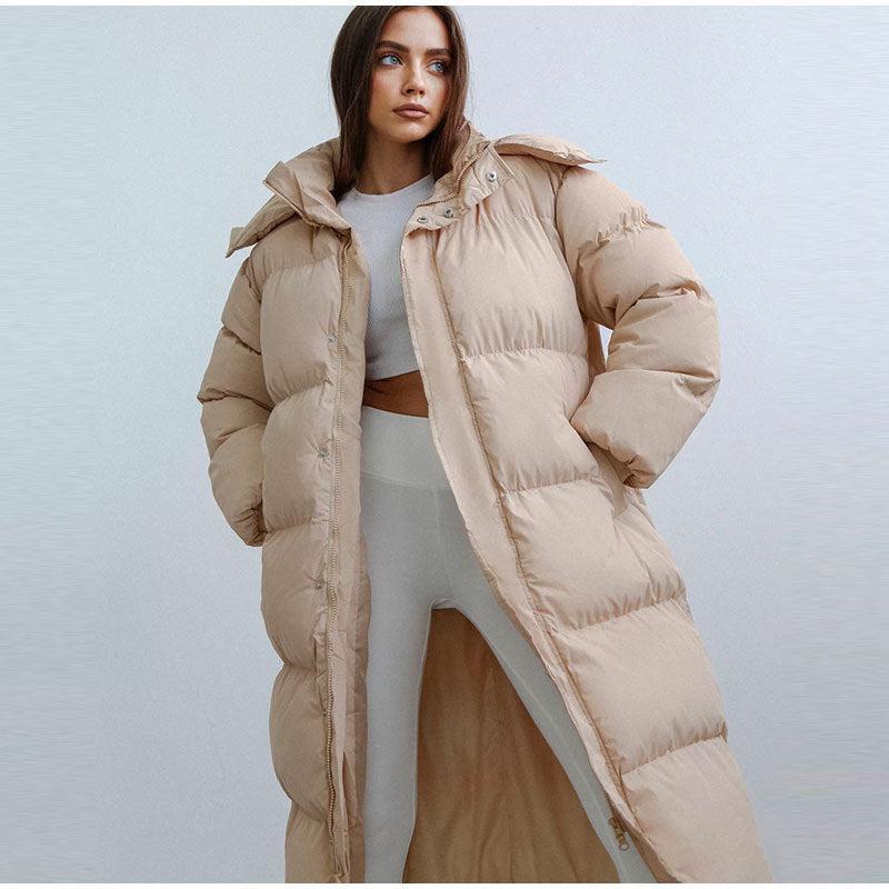 Sophia - Lange gesteppte Winterjacke für Damen
