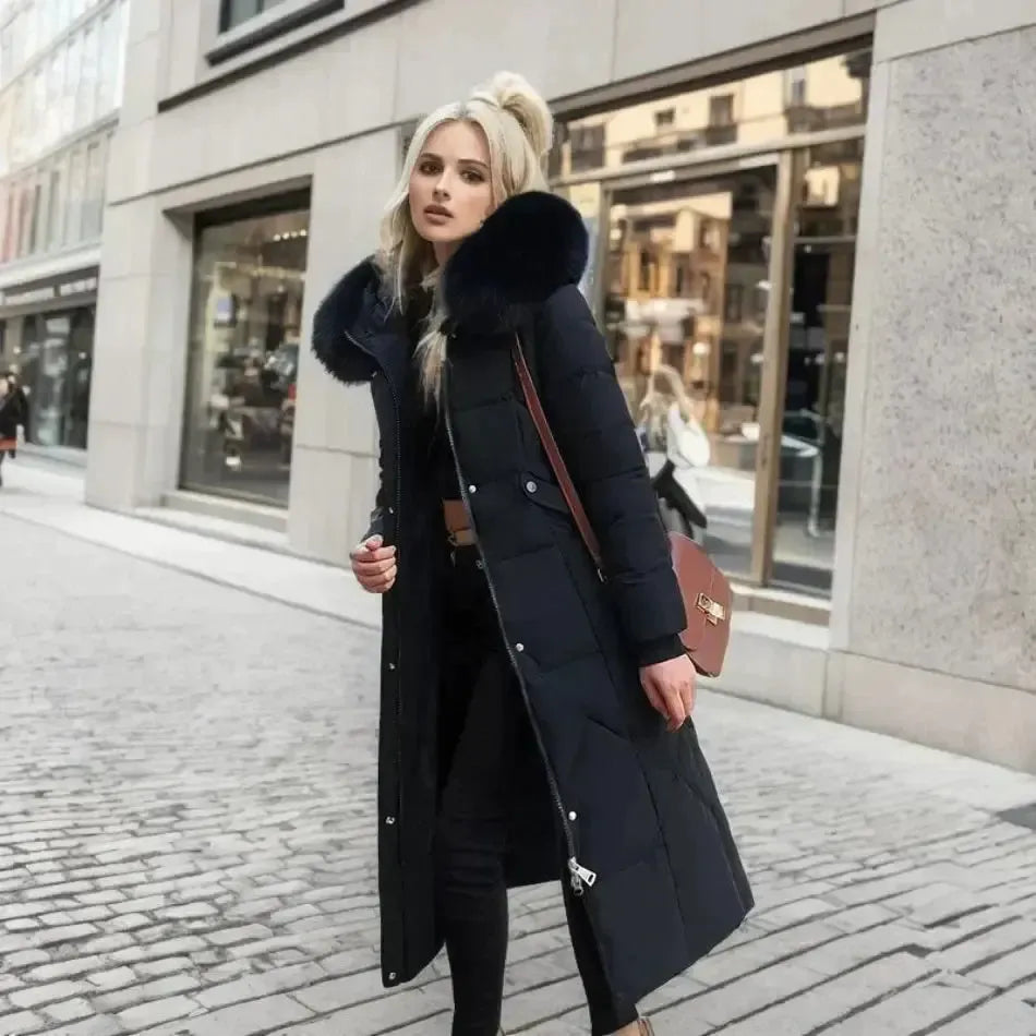 BellaFaux- Manteau en Fausse Fourrure Italienne Élégant