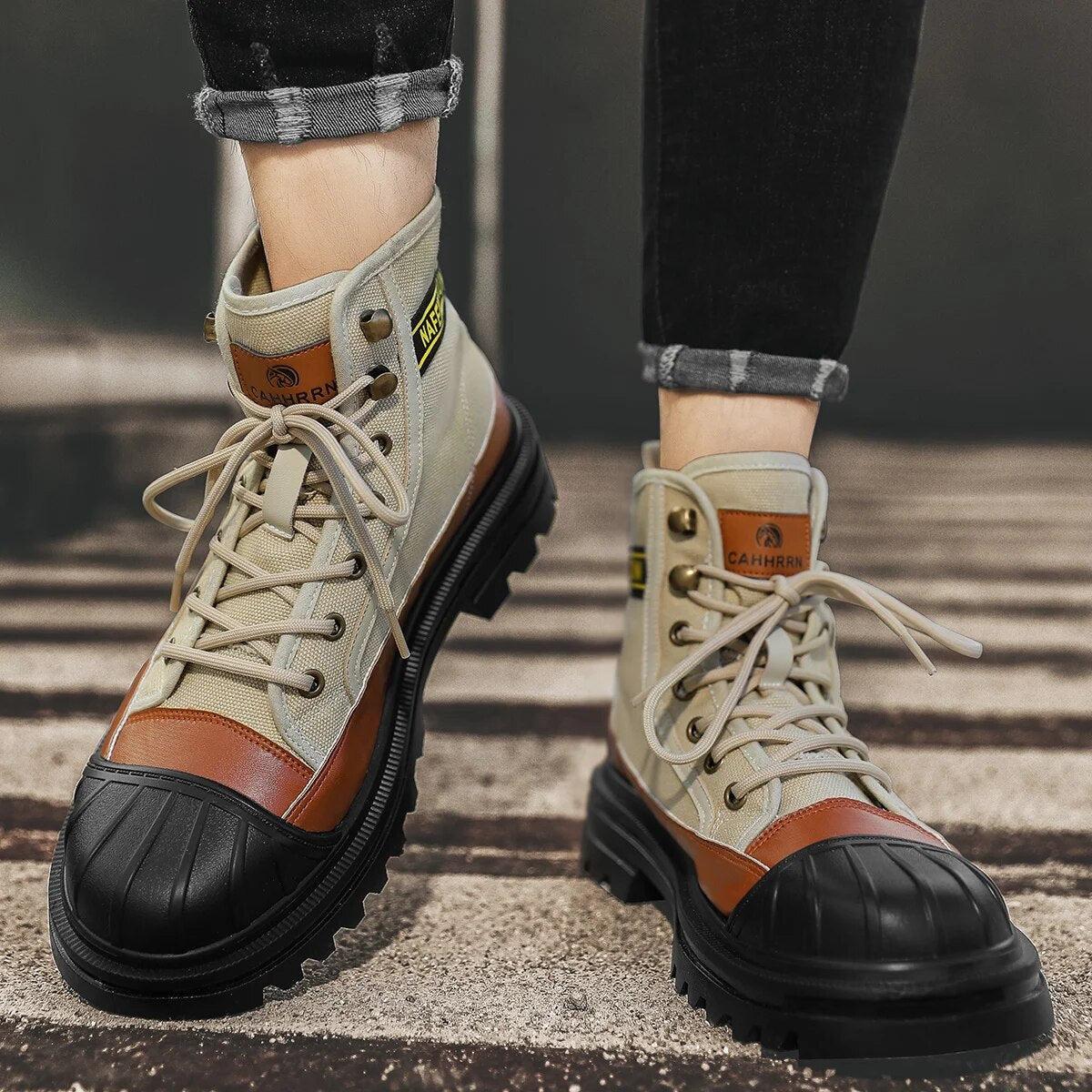 Robin - Bequeme und atmungsaktive Outdoor-Stiefel mit Schnürsenkeln
