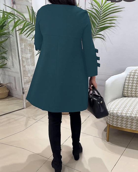 Sanae - Stijlvolle Trui Jurk met Lange Mouwen voor Dames