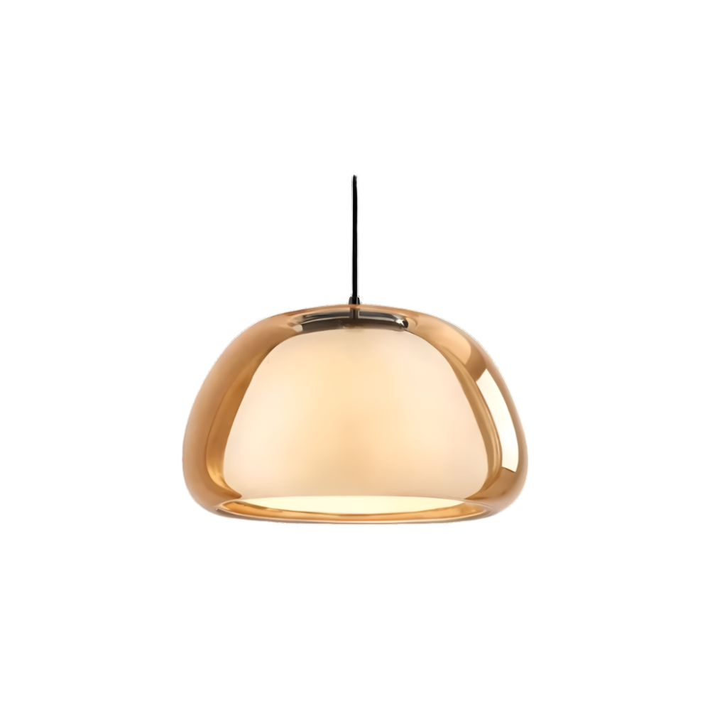 Glazen koepel hanglamp - moderne minimalistische eetkamerlamp