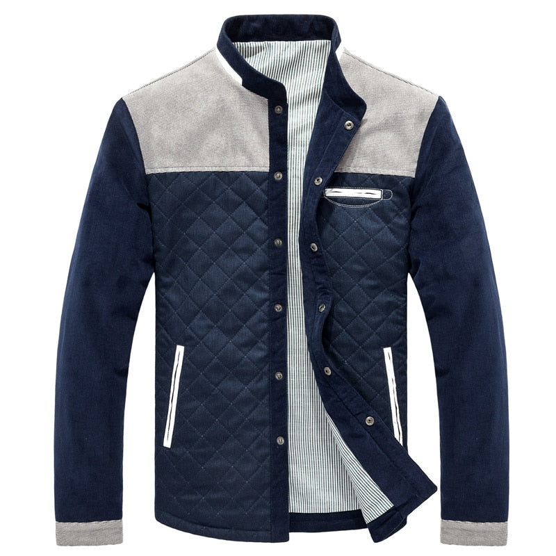 Navando | Gewatteerd patchwork bomberjack