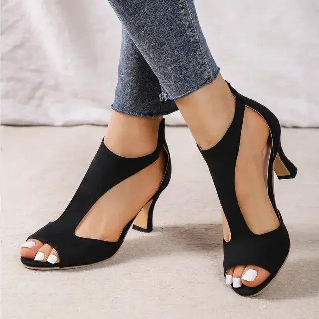Cecily - sandalen met eenvoudige kleuren