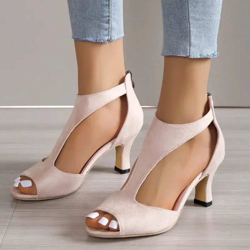Cecily - sandalen met eenvoudige kleuren