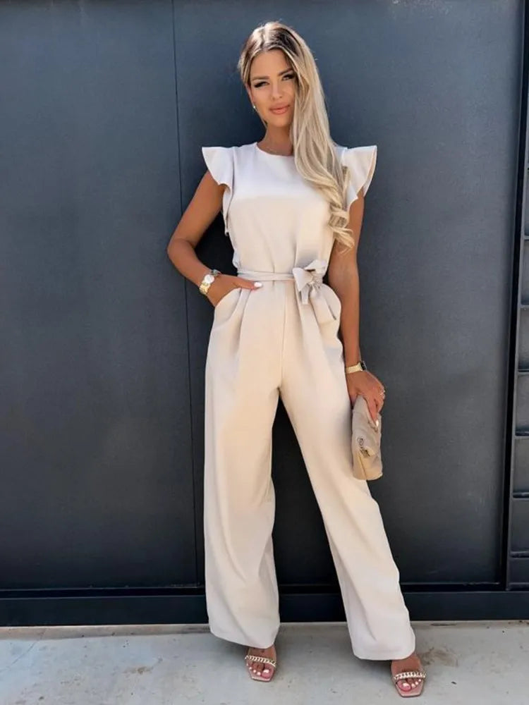 Lara - Stijlvol en Elegant Jumpsuit met Ceintuur