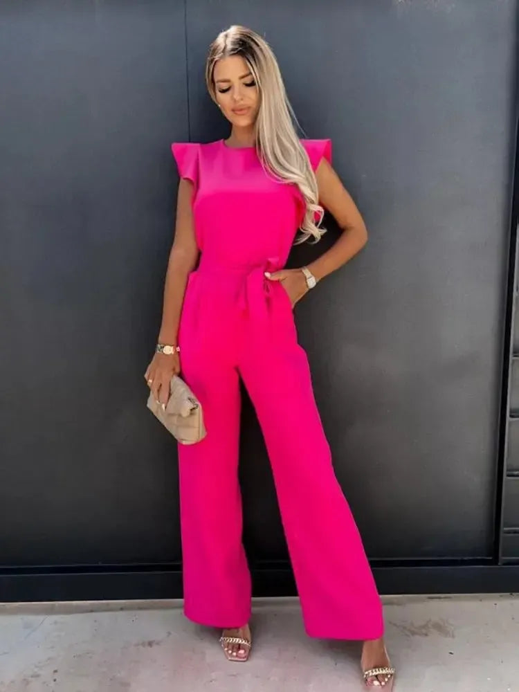 Lara - Stijlvol en Elegant Jumpsuit met Ceintuur
