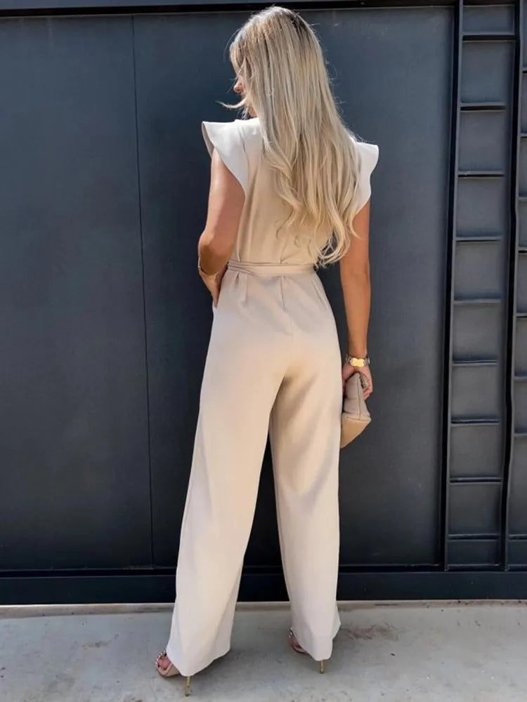 Lara - Stijlvol en Elegant Jumpsuit met Ceintuur