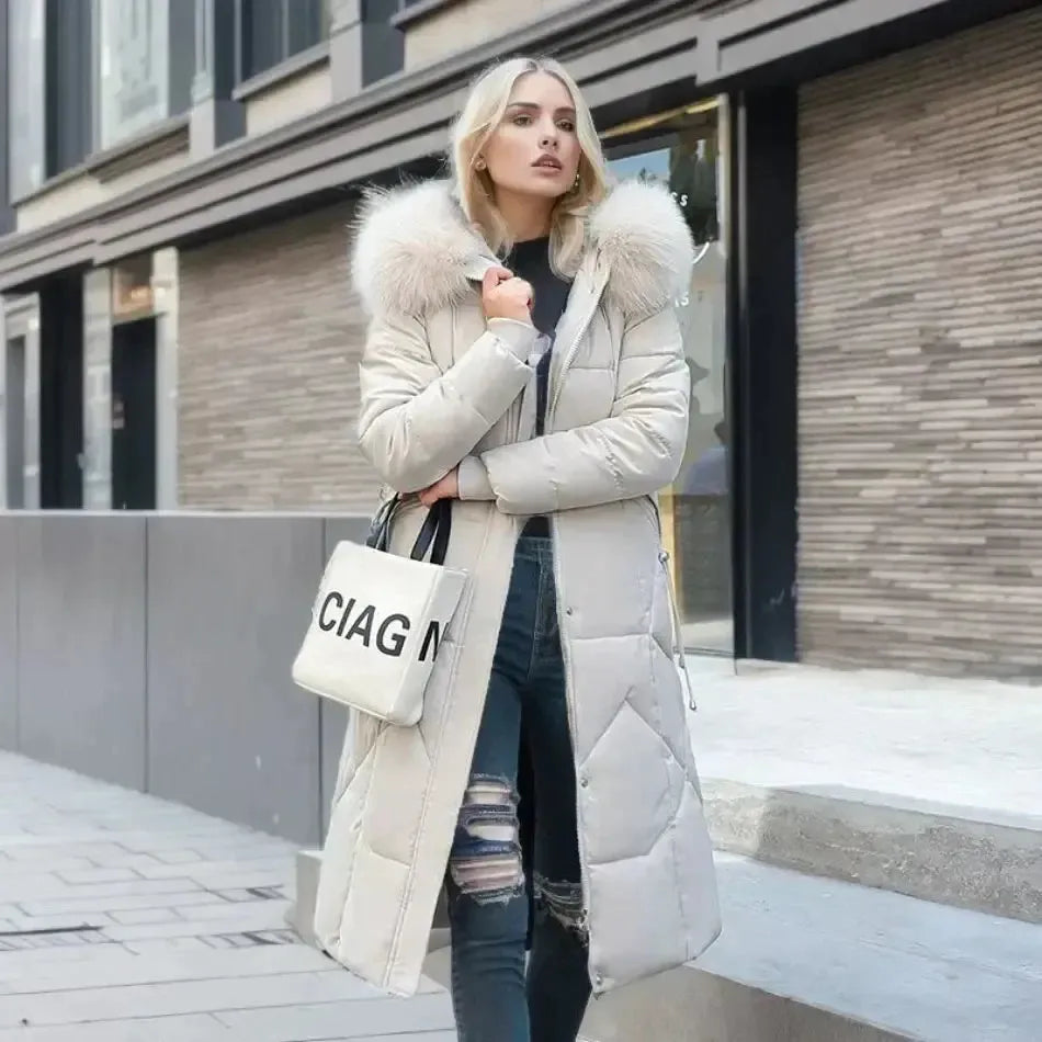 BellaFaux- Manteau en Fausse Fourrure Italienne Élégant