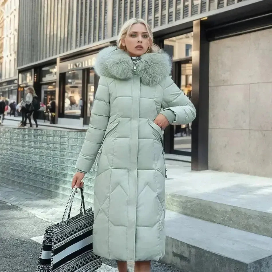 BellaFaux- Manteau en Fausse Fourrure Italienne Élégant