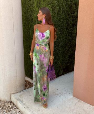 Valentina - elegant corset lang jurk met afneembare sjaal