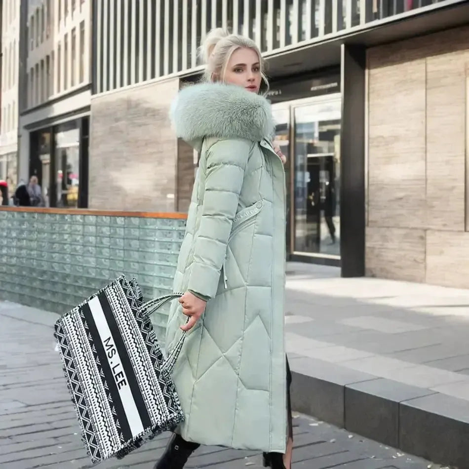 BellaFaux- Manteau en Fausse Fourrure Italienne Élégant