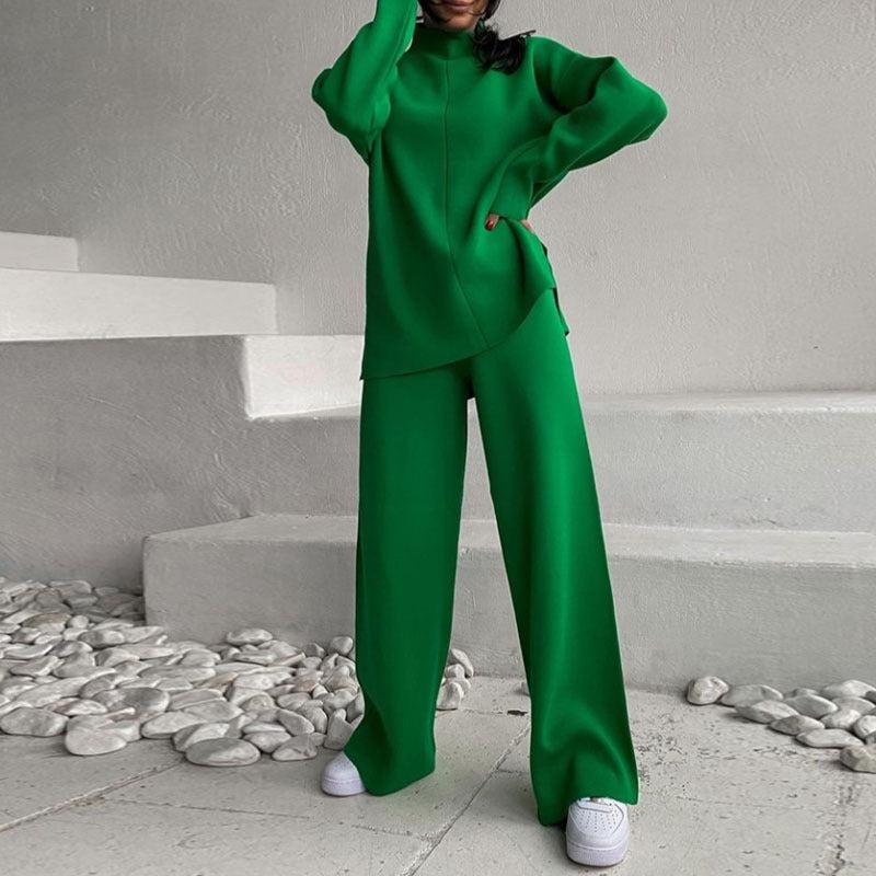 Naima - Bequemes zweiteiliges Set aus Pullover und Hose für Damen
