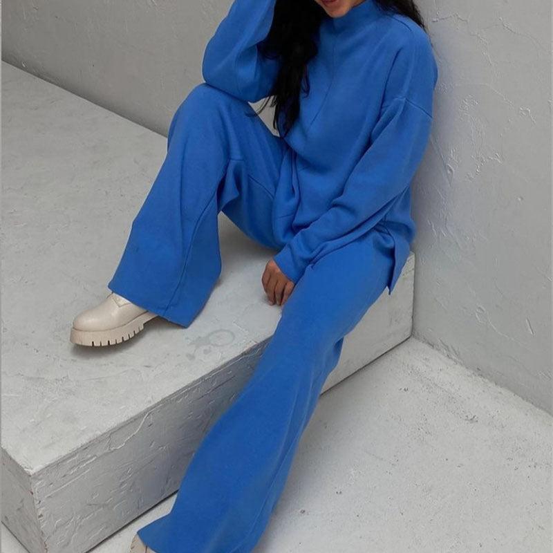 Naima - Bequemes zweiteiliges Set aus Pullover und Hose für Damen