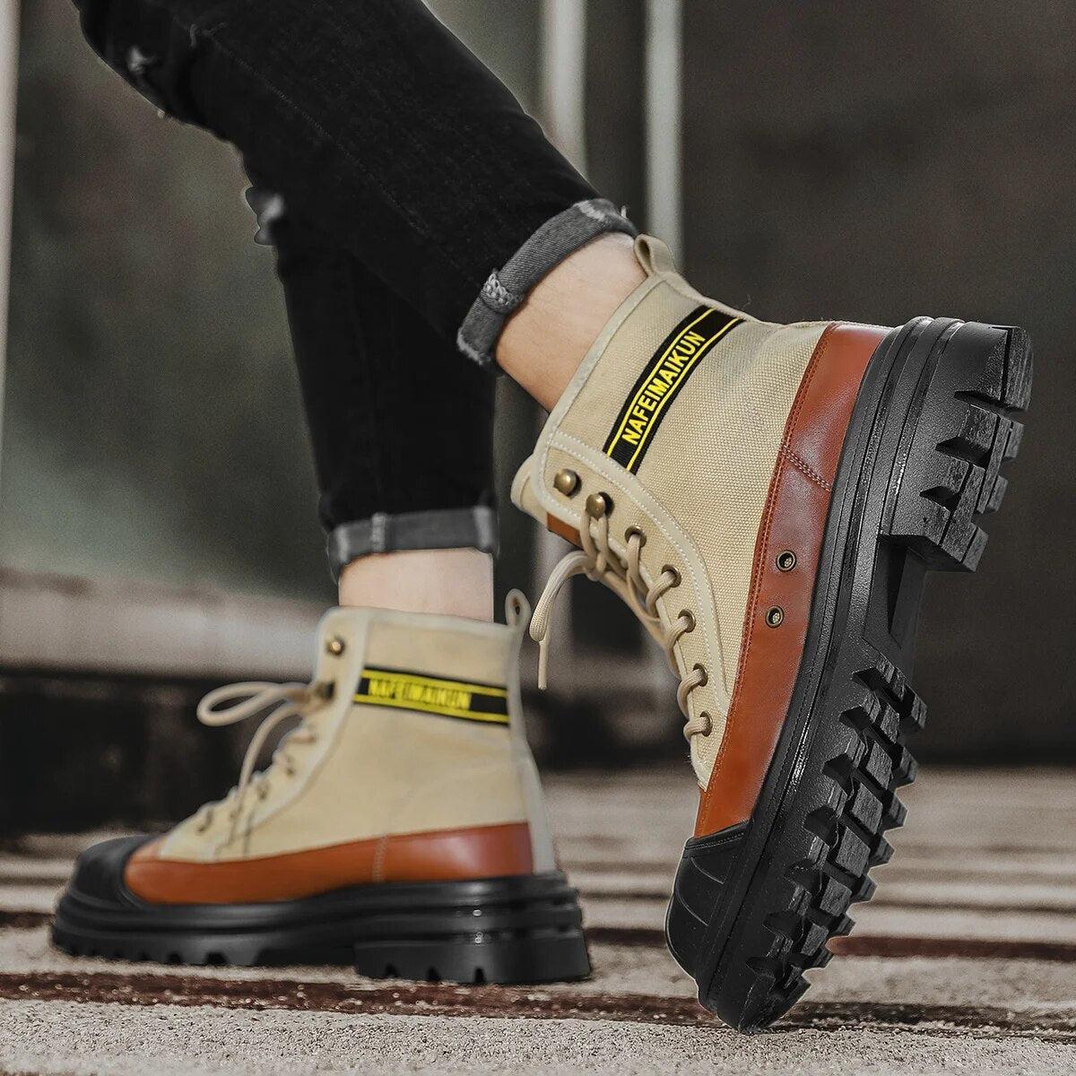 Robin - Bequeme und atmungsaktive Outdoor-Stiefel mit Schnürsenkeln