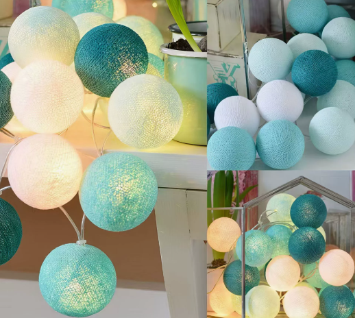 Navando | Guirlande Lumineuse Décorative avec Boules Douces