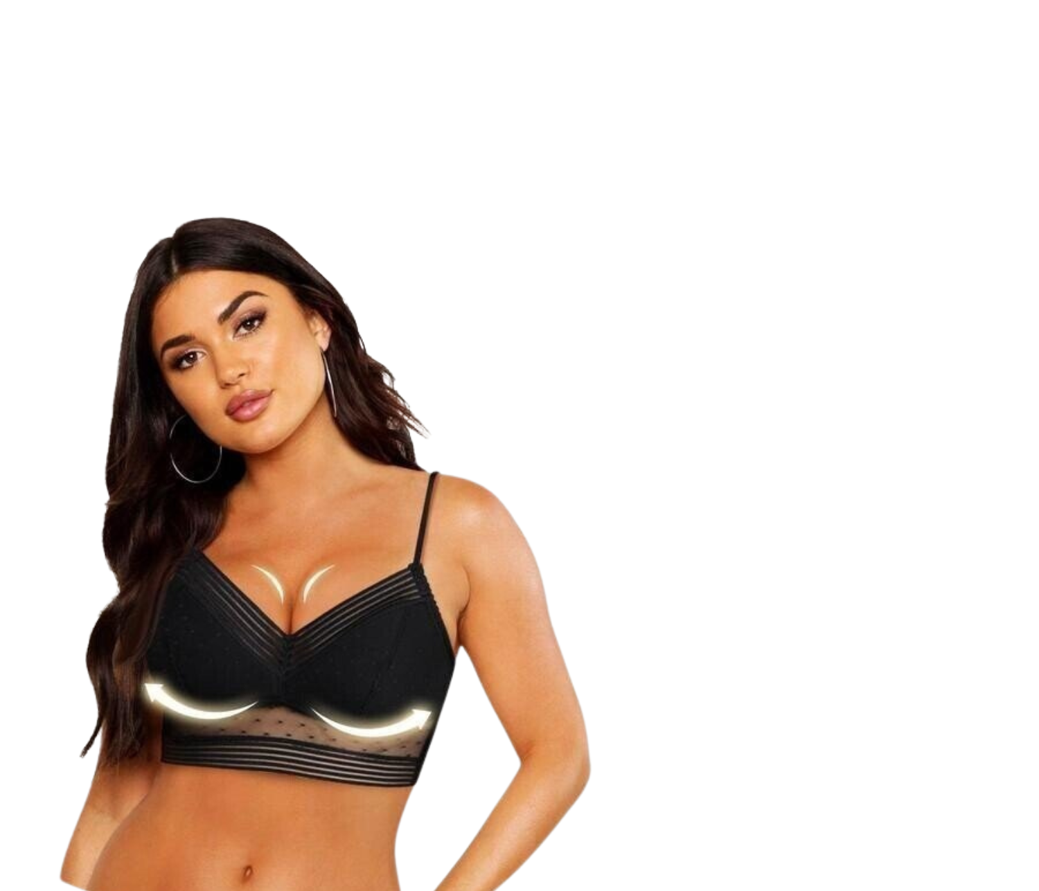 Selena - Push-Up Bralette Zonder Beugel met Open Rug - Ideaal voor Zomerjurken en Luchtige Tops