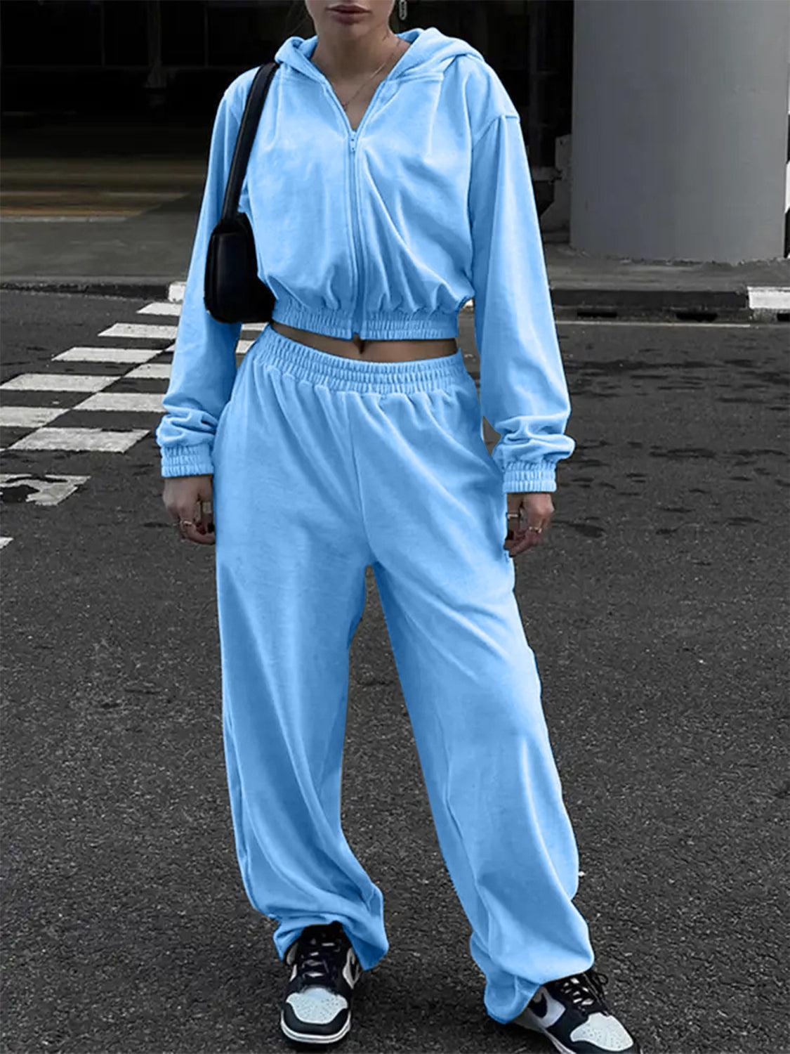 Loungewear. jogging set dames. tweedelige set