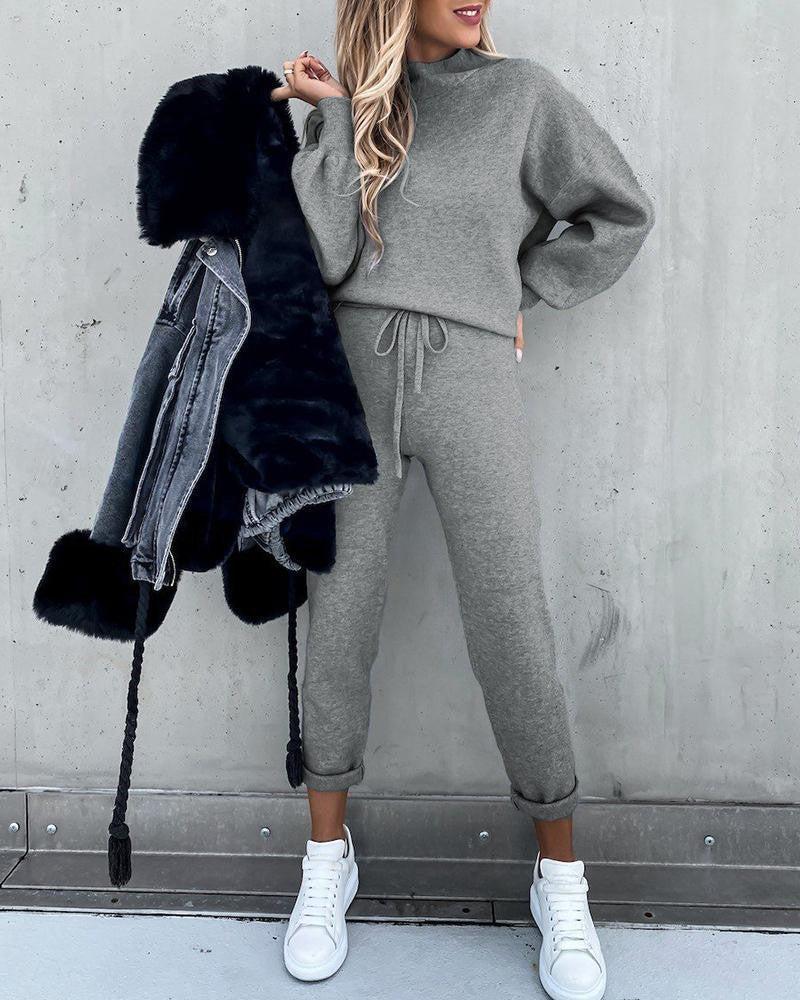 Huispak_Loungewear_Set_Tweedelig_Comfortabel_Victoria_Mae_Winter_Herfst_ Warm_Nederland_Belgie