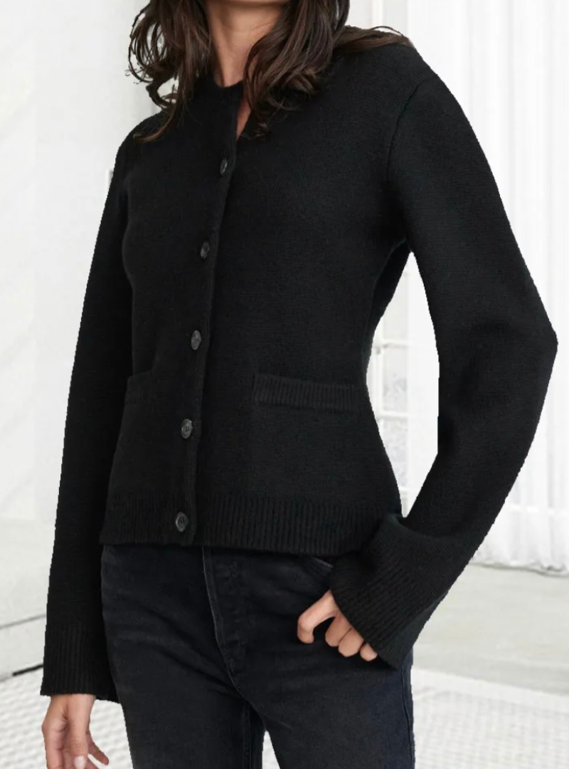 Ava - Gilet Doux Boutonné – Chaleur et Style