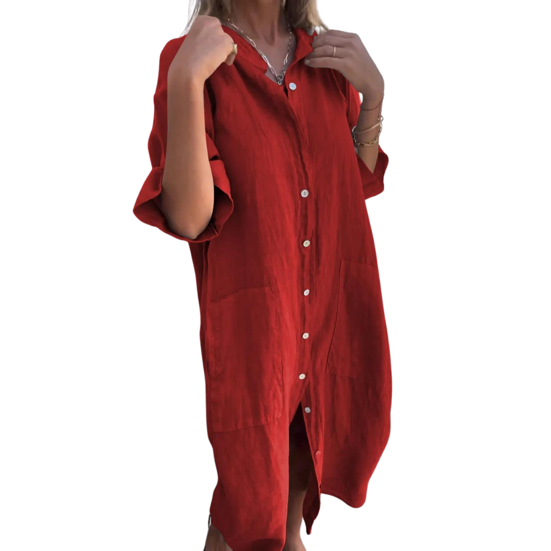 Jurk_Linnen_Dames_Nederland_Belgie_Victoria_Mae