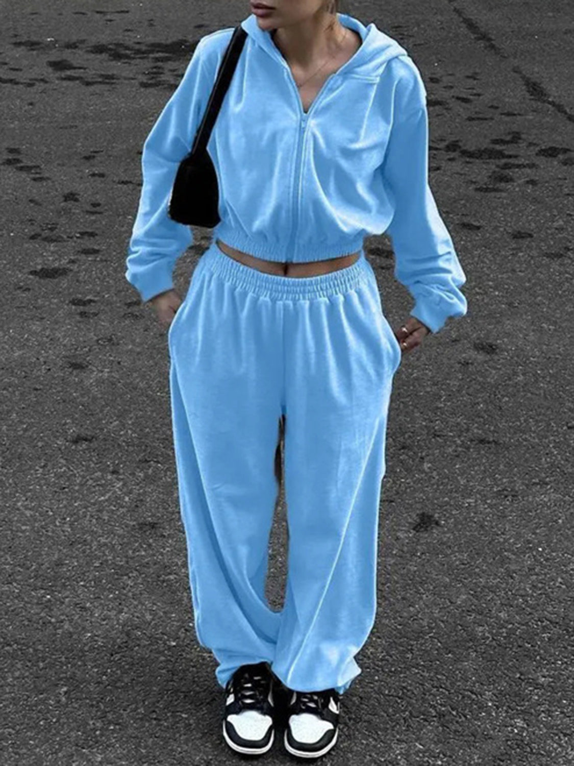 Loungewear. jogging set dames. tweedelige set