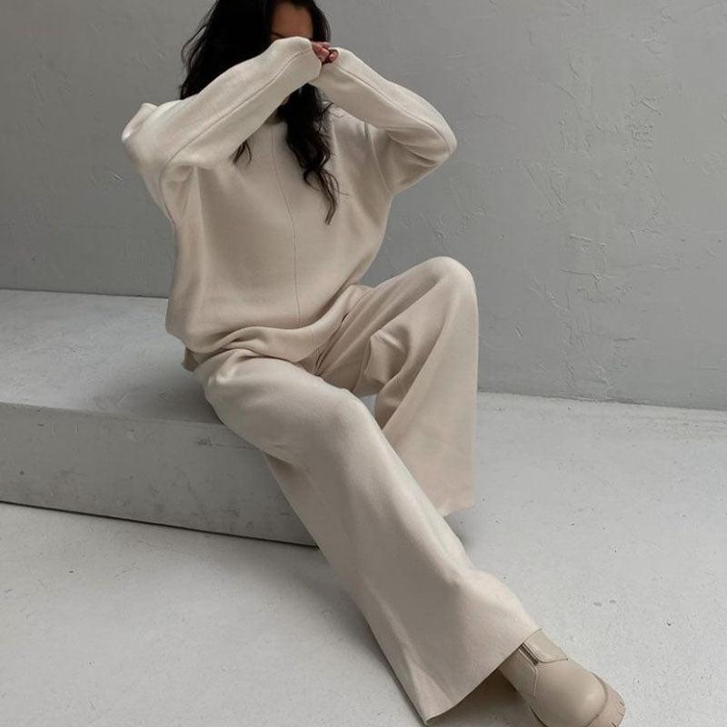 Naima - Ensemble Confortable Pull et Pantalon Deux Pièces pour Femme