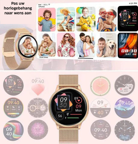 Smartwatch_Slim_Horloge_Activity_Tracker_Dames_Heren_Bluetooth_Hands_Free_Nederland_Belgie_Victoria_Mae