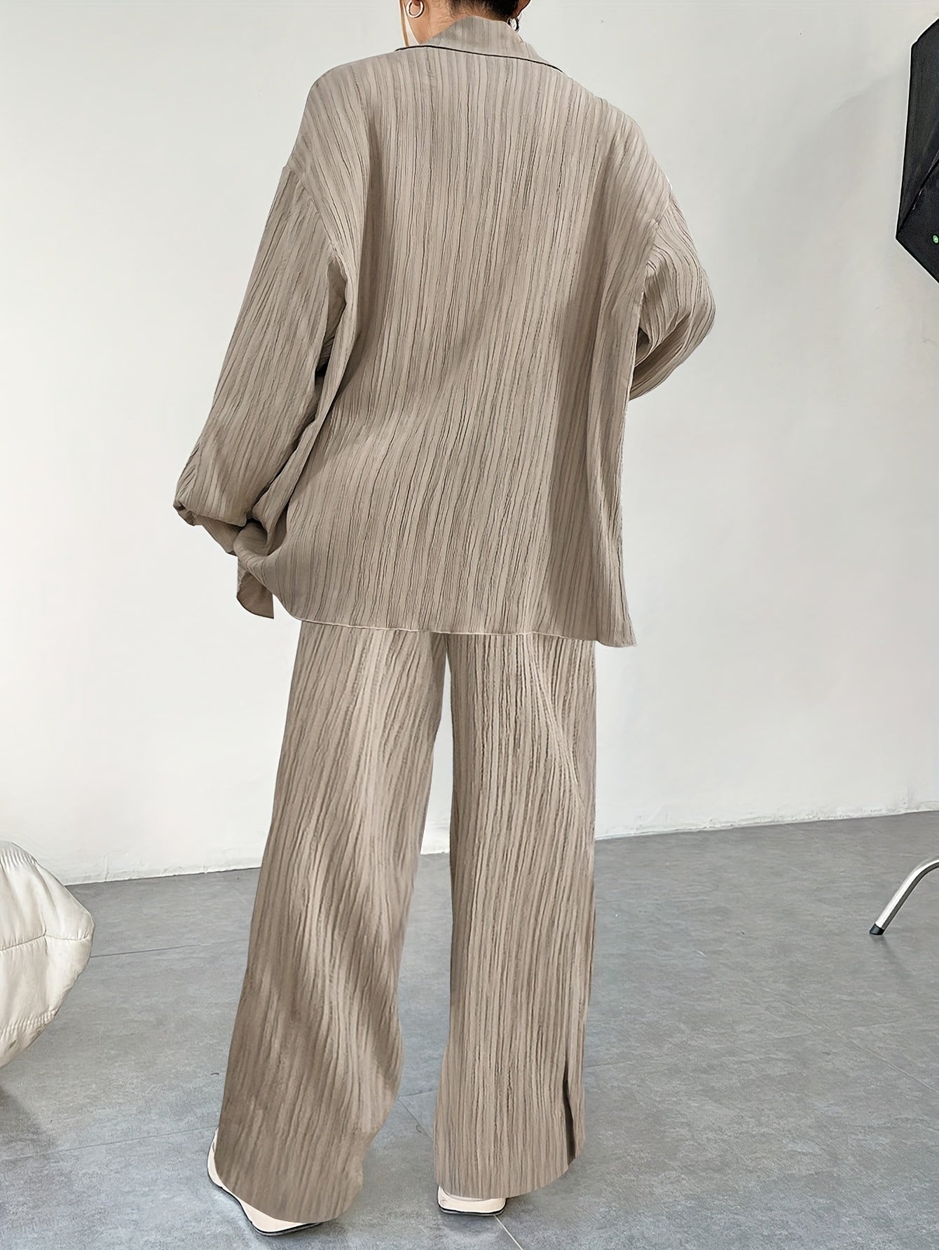 Elisa - Tweedelige Blouse met Broek Comfortabele Set voor Dames