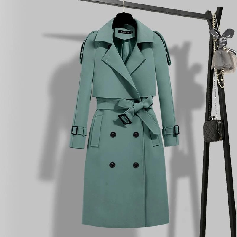 Seraphina - Luxury Trenchcoat Lang Dames