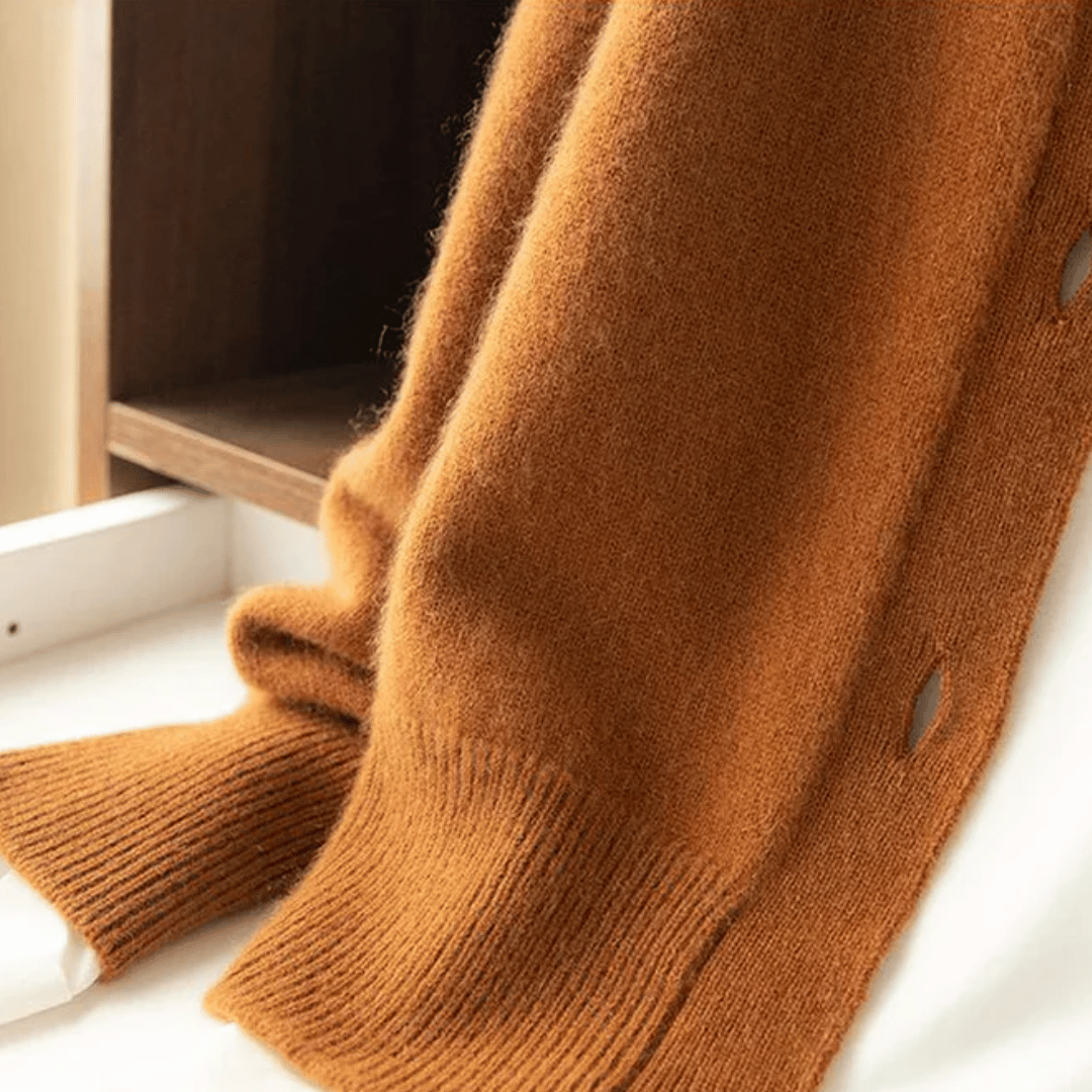 Gebreid vest met statement-knopen – een comfortabel laagjesstuk voor dames