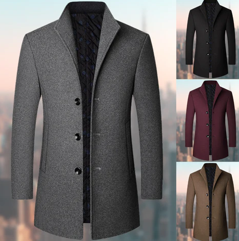 David - Stijlvolle Lange Jas voor Heren