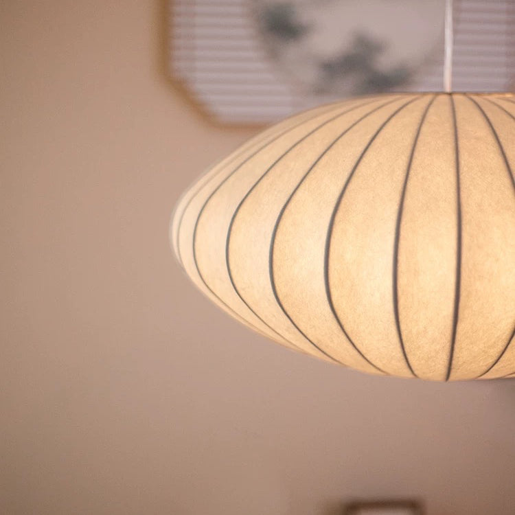 Japandi siliconen geplooide hanglamp - moderne minimalistische verlichting