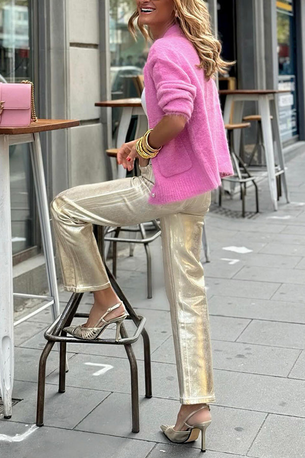 Chantal - Klassieke Trui met Lange Mouwen en Ronde Hals