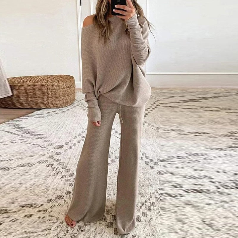 Loungewear_Dames_Gebreid_Warm_Comfortabel_Victoria_Mae
