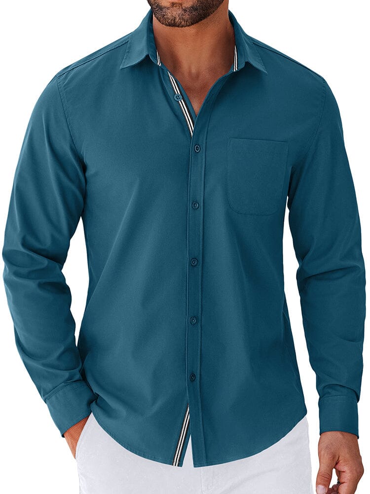 Alleen ons | Lichtgewicht overhemd met klassieke knopen 6