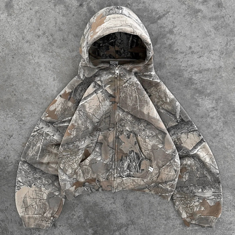 Apex | Geïsoleerde fleece camo hoodie 0