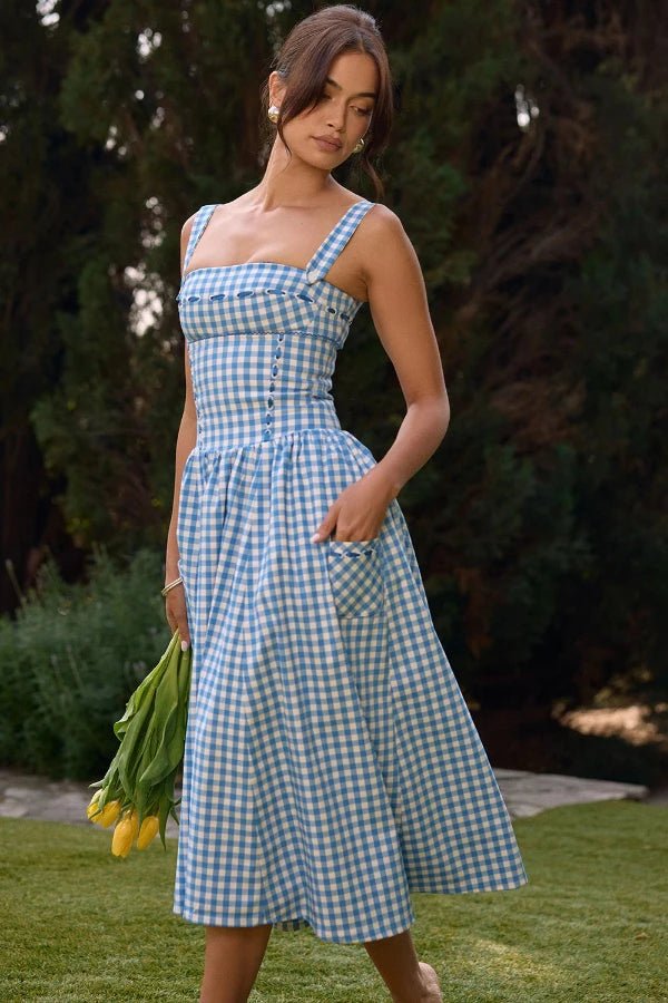 Apolline | Geplooide maxi jurk in wit 2