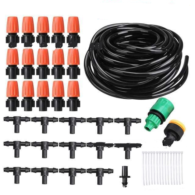 Automatische irrigatiesysteemset | Druppelirrigatie voor tuinplanten 0