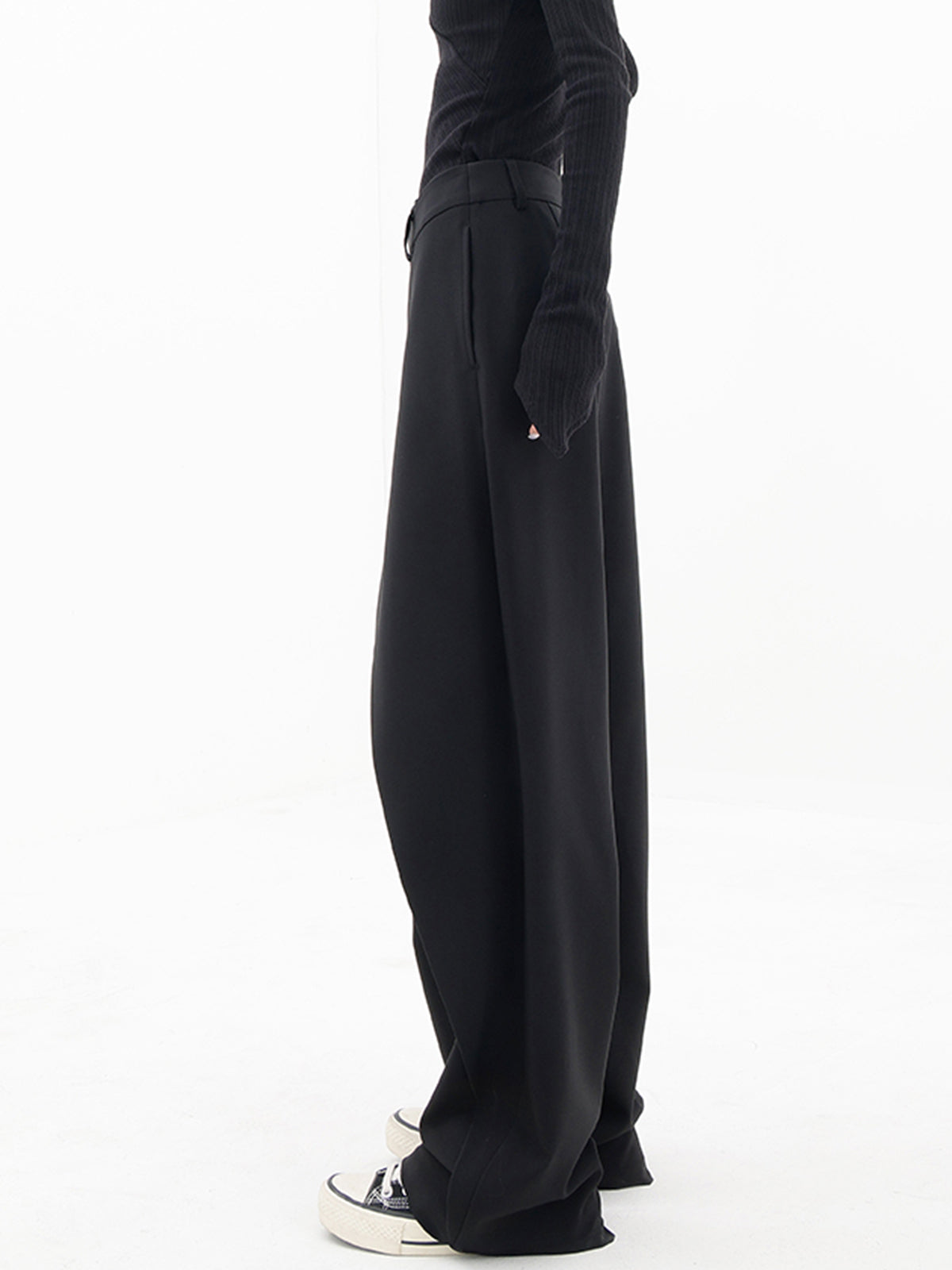 Vivienne - Asymmetrische Pantalon met Wijde Pijpen dames