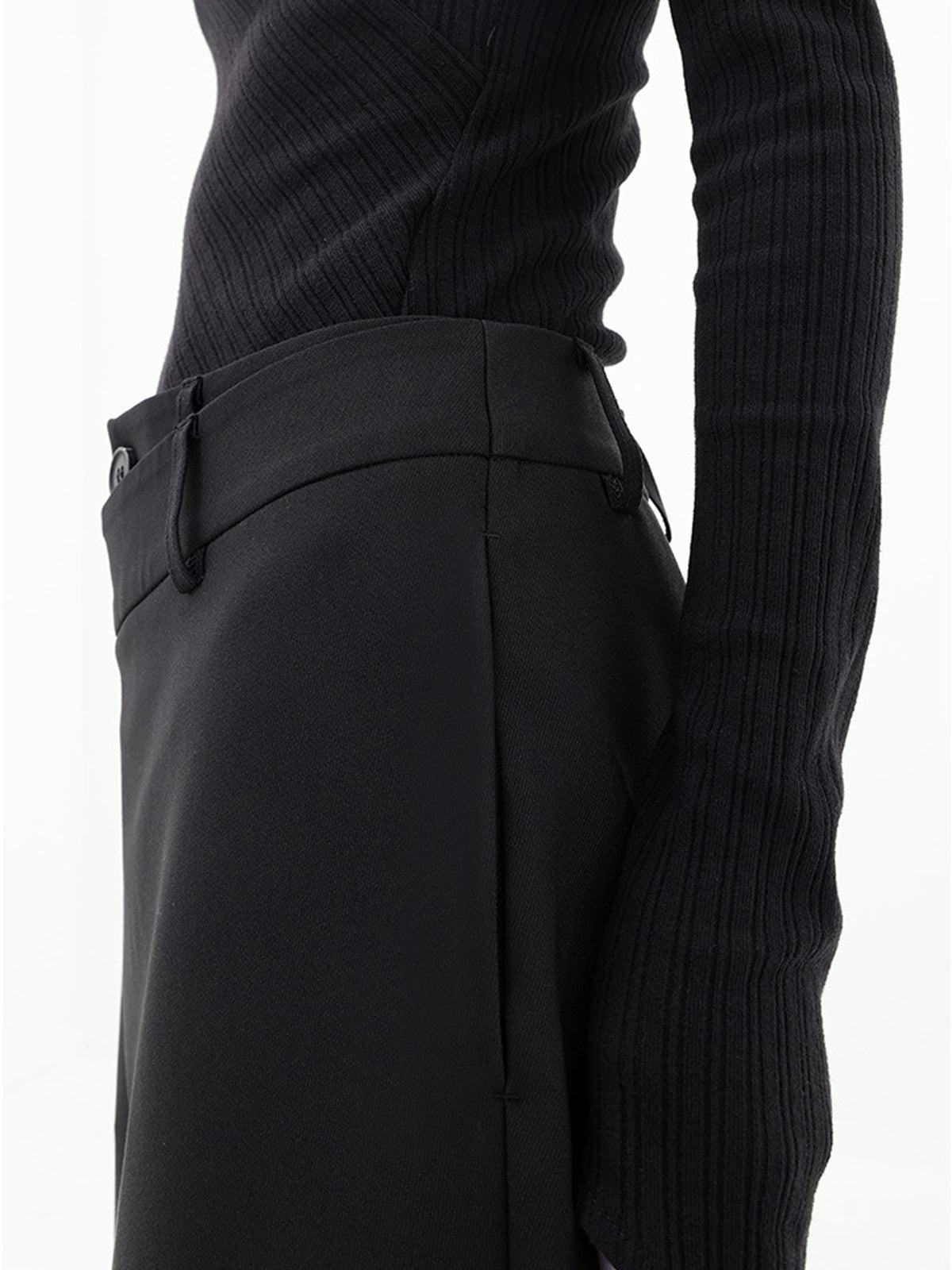 Vivienne - Asymmetrische Pantalon met Wijde Pijpen dames