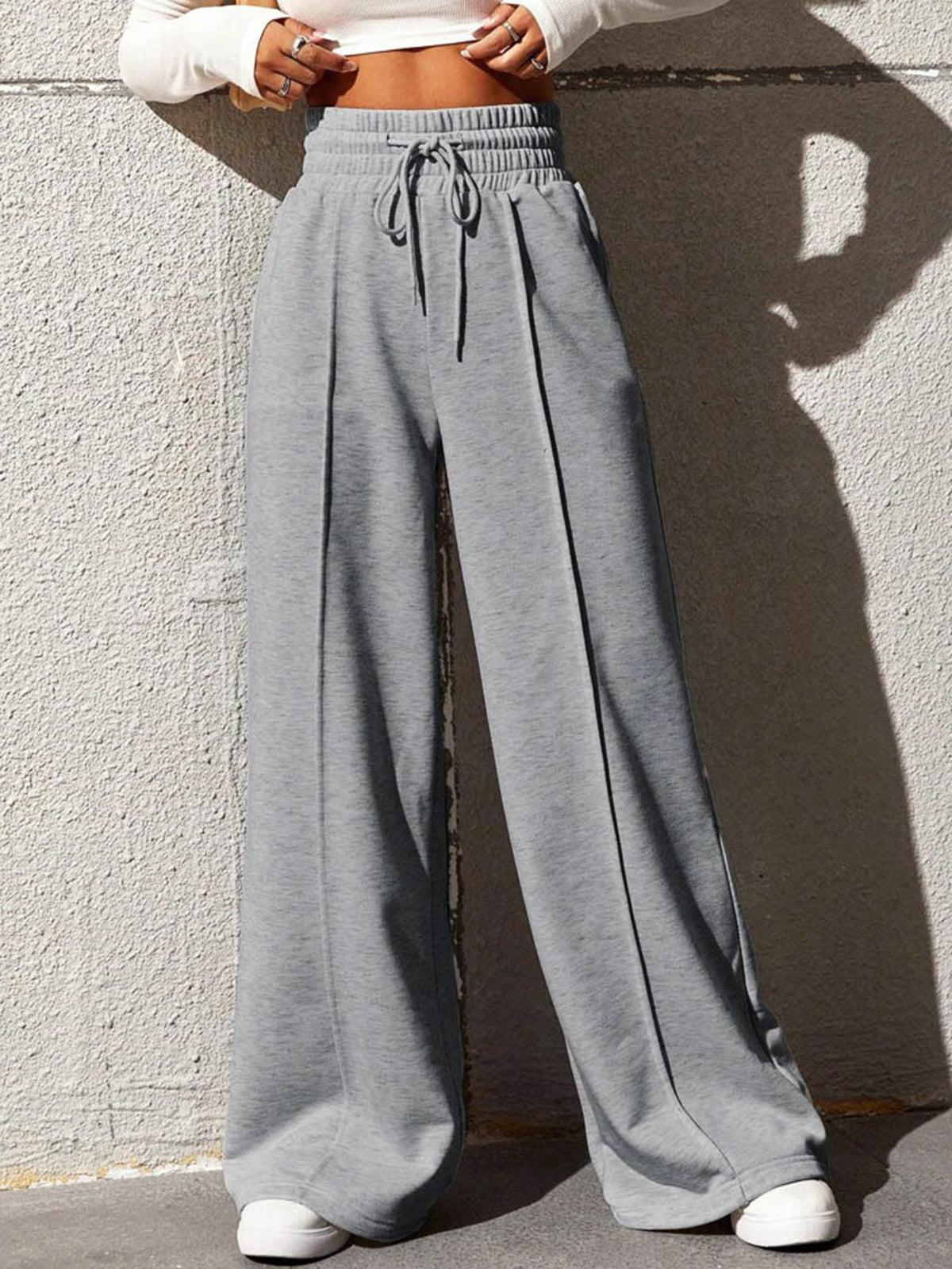 Sophie - Vrijetijds Joggingbroek met Wijde Pijpen