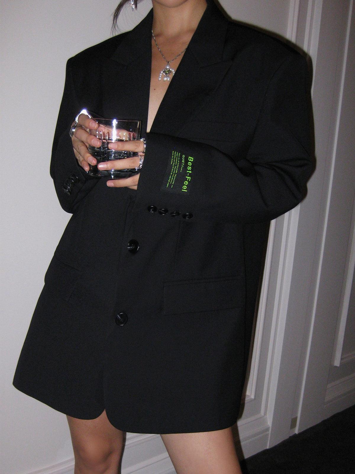 Blazer_Dames_Oversized_Revers_Jurk_Nederland_Belgie_Victoria_Mae