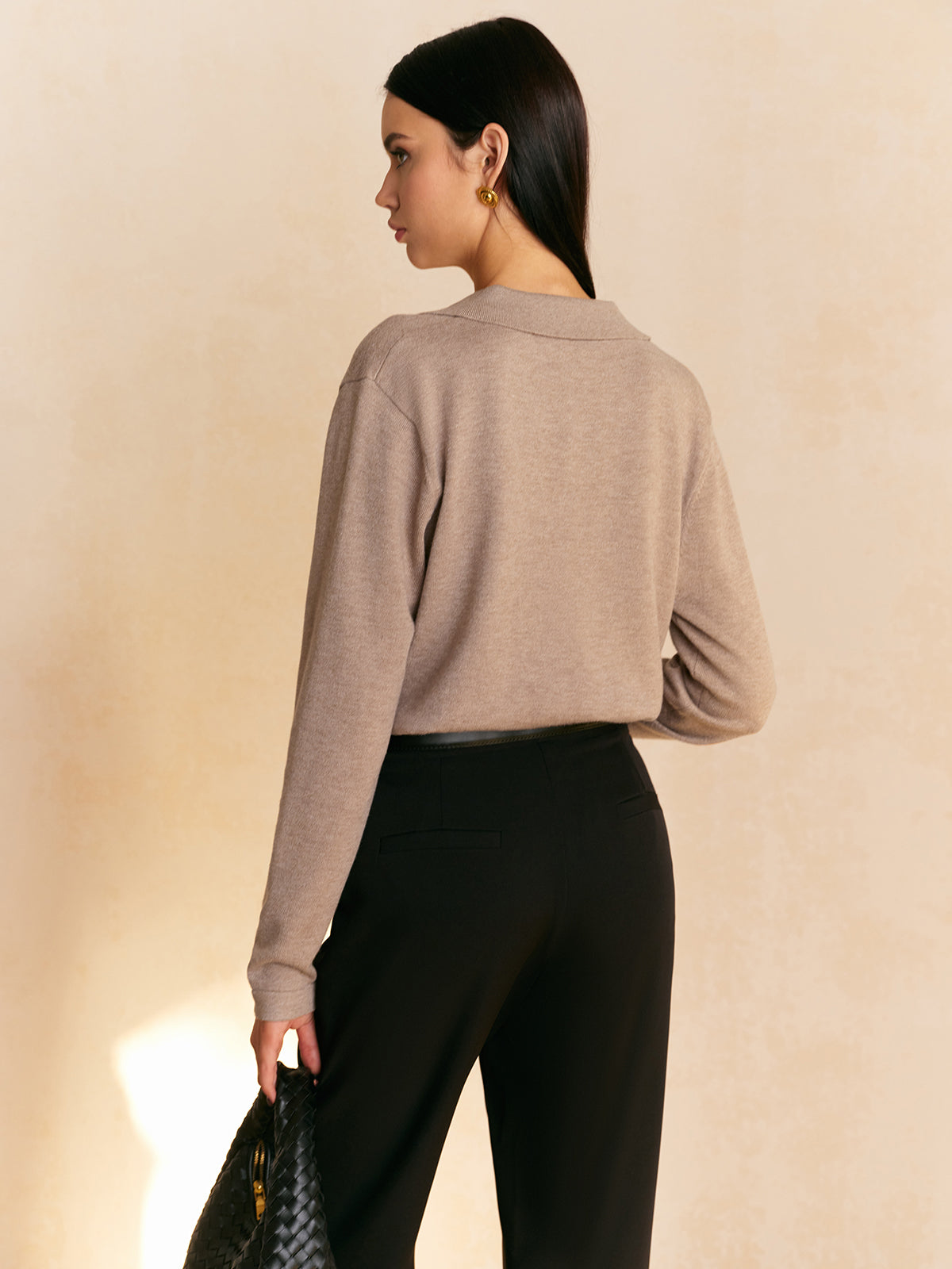 Sophie - Luxe Knit Gebreide Trui met V-Hals voor Dames