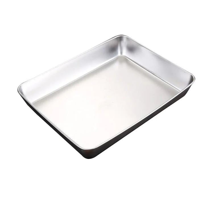 BBQTray | Roestvrijstalen vierkante grillplaat 9